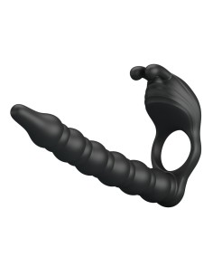 Gode Double pénétration Vibrant Blackney 14 x 2.2cm