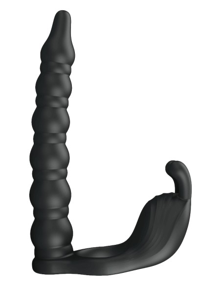 Gode Double pénétration Vibrant Blackney 14 x 2.2cm