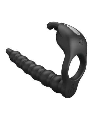 Gode Double pénétration Vibrant Blackney 14 x 2.2cm