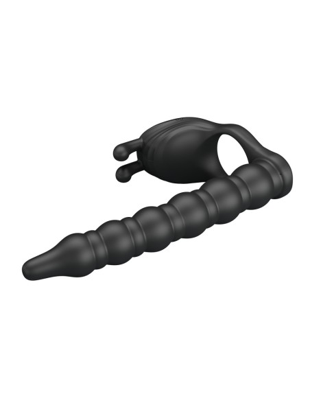 Gode Double pénétration Vibrant Blackney 14 x 2.2cm