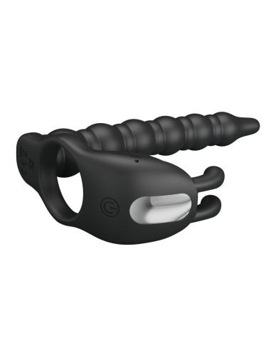 Gode Double pénétration Vibrant Blackney 14 x 2.2cm