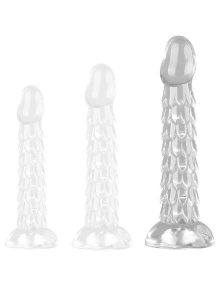 Gode Transparent Scales Mush L 20 x 4.5cm