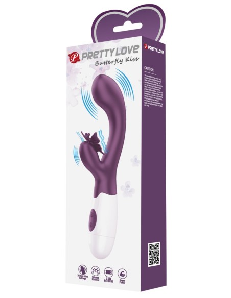 Vibro Rabbit Butterfly Kiss 10 x 3.1cm