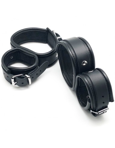 Menottes de retenue Chevilles / Mains en cuir