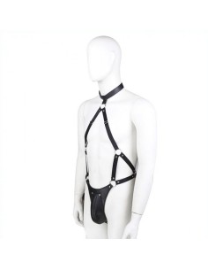 Ensemble Panties avec harnais Simili
