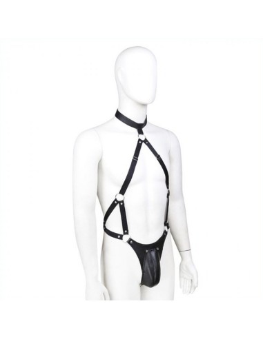 Ensemble Panties avec harnais Simili