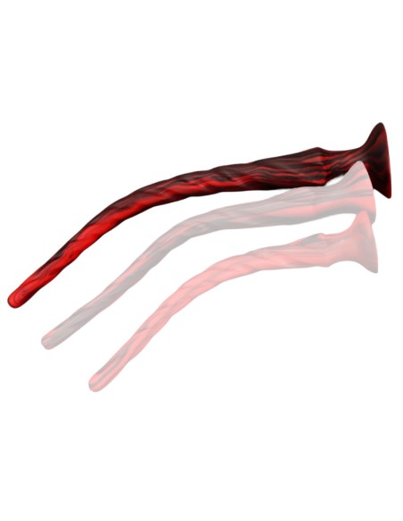 Gode Torthy L 56 x 6.2 cm Noir-Rouge