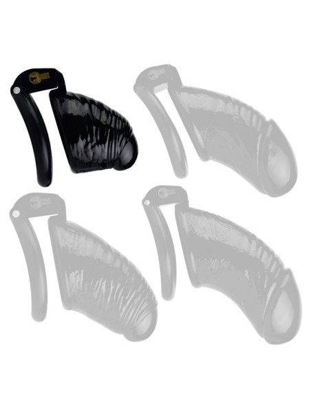Cage de chasteté Worle S 7 x 3.3 cm Noire