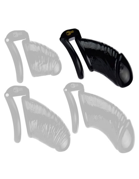 Cage de chasteté Worle L 11 x 3.7 cm Noire