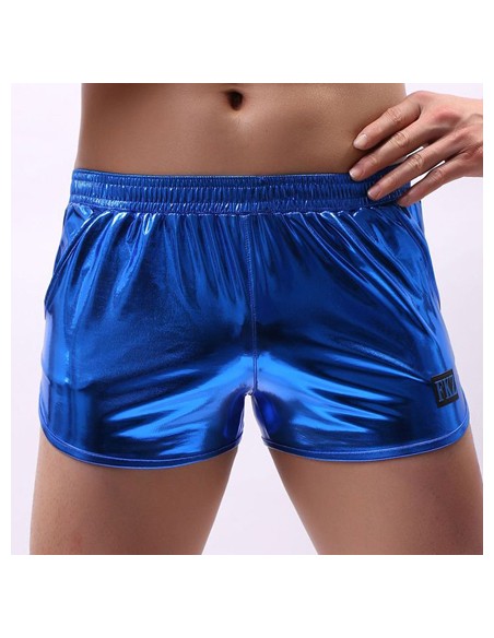 Short brillant Fakiz Bleu