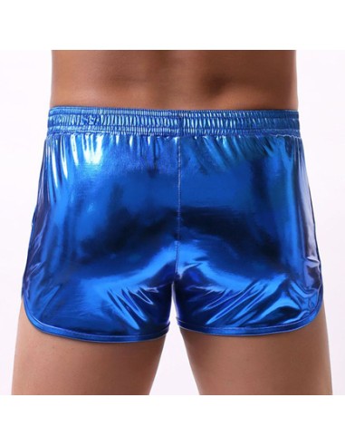 Short brillant Fakiz Bleu