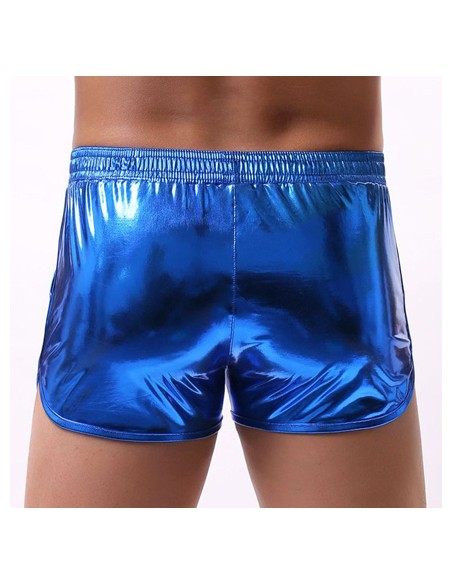 Short brillant Fakiz Bleu