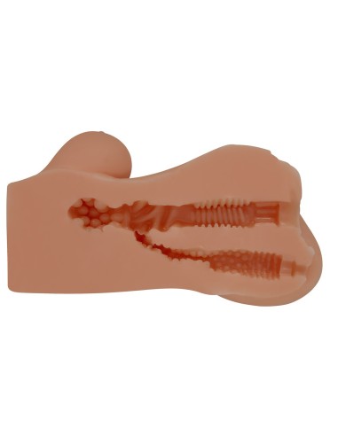 Masturbateur Pussy Crazy Bull Hannah 2 Entrées Marron - Masturbateurs Réalistes - 8