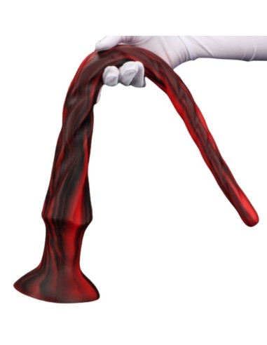 Gode Torthy M 46 x 4.7 cm Noir-Rouge