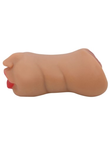 Masturbateur Pussy Crazy Bull Zoey 2 Entrées Marron - Masturbateurs Réalistes - 4