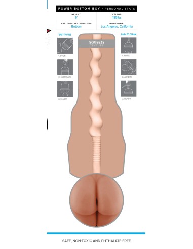 Masturbateur FleshJack Power Bottom Boy