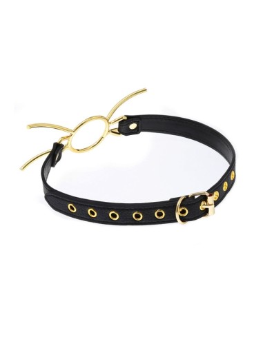 Bâillon Spidok Noir-Doré