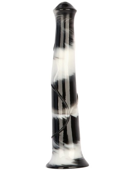 Gode Big Horse 38 x 6.5cm Noir et Blanc