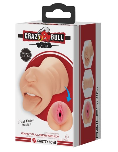 Masturbateur Pussy CRAZY BULL Sarah 2 Entrées - Masturbateurs Réalistes - 2