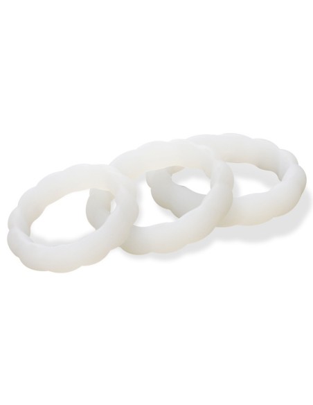 Lot de 3 Cockrings souples TORTICK Phosphorescents Lot de 3 Cockrings souples TORTICK Phosphorescents