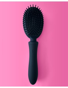Brosse à Cheveux Vibrante Vibraliss 11.5 x 3.3cm Noir