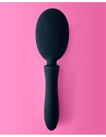 Brosse à Cheveux Vibrante Vibraliss 11.5 x 3.3cm Noir Brosse à Cheveux Vibrante Vibraliss 11.5 x 3.3cm Noir