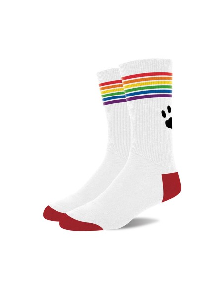 Paire de chaussettes PRIDE Blanc-Rainbow Paire de chaussettes PRIDE Blanc-Rainbow
