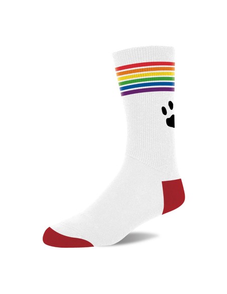 Chaussettes Pride Blanc-Rainbow Chaussettes Pride Blanc-Rainbow