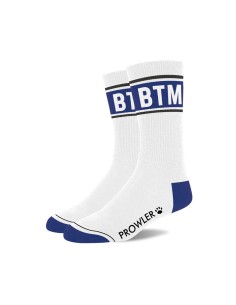 Paire de chaussettes BTM Blanc-Bleu