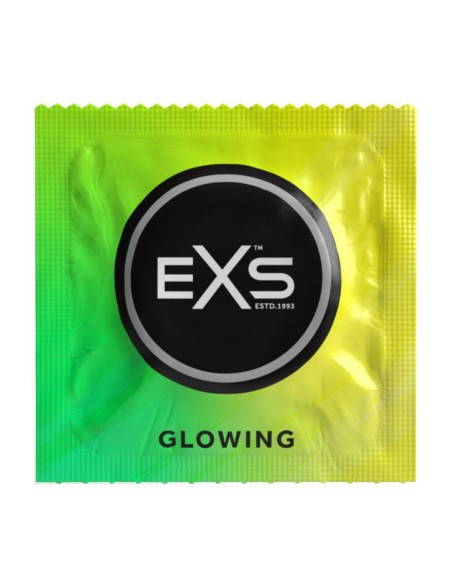 Préservatifs phosphorescents Glowing 53mm x3