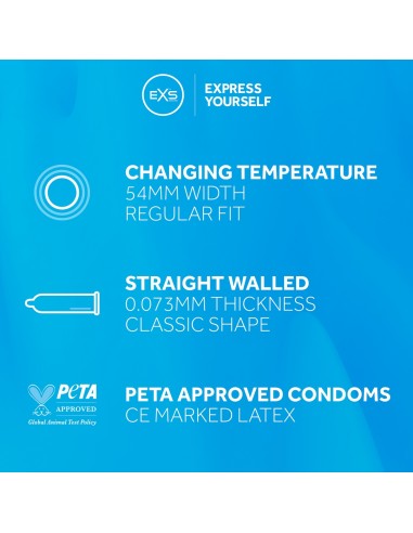 Préservatifs Chauffant 54mm x144