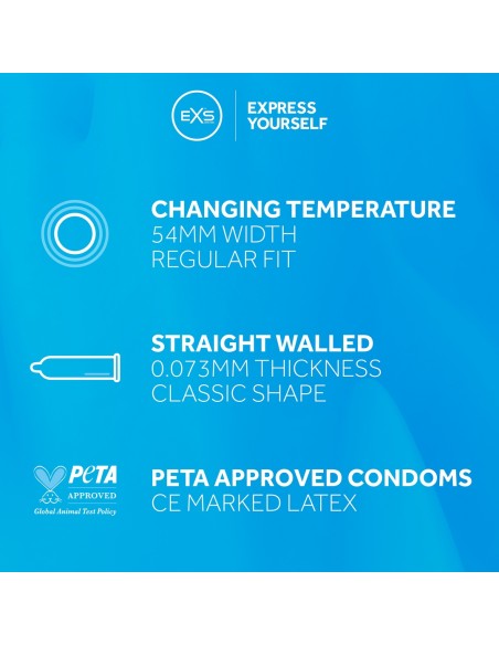 Préservatifs Chauffant 54mm x144