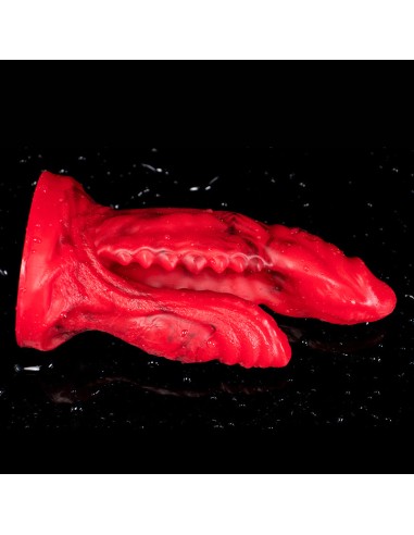 Gode Deuzik 14 x 6 cm Rouge