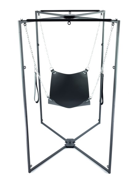 Kit Sling Cuir Carré Noir Armature Noire