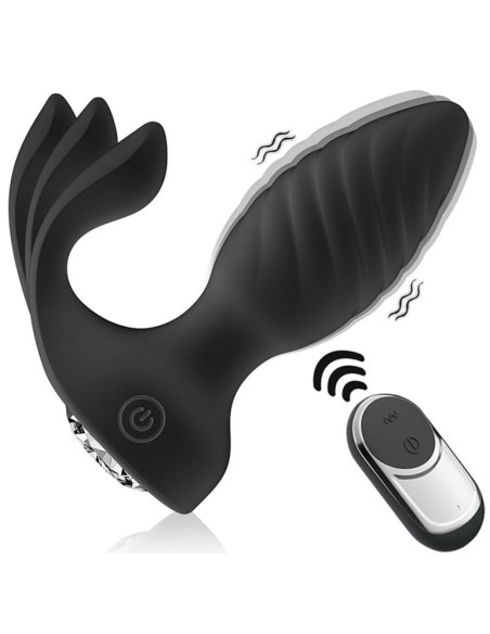 Plug Vibrant Curved Conik 8 x 3.5cm Noir