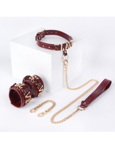 Coffret SM Slave 2 Pièces Bordeaux
