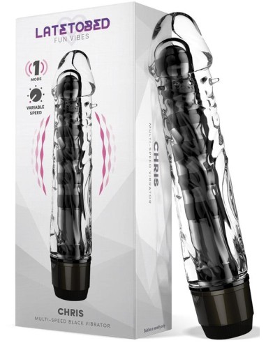 Gode vibrant Chris 14 x 3.3cm Transparent