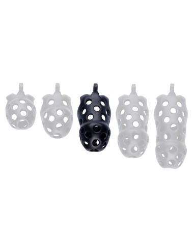 Cage de chasteté Dotty L 9.5 x 3.9cm Noire