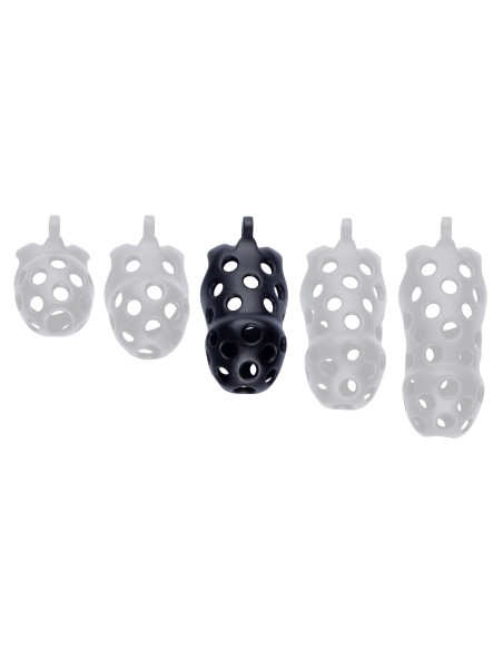 Cage de chasteté Dotty L 9.5 x 3.9cm Noire Cage de chasteté Dotty L 9.5 x 3.9cm Noire