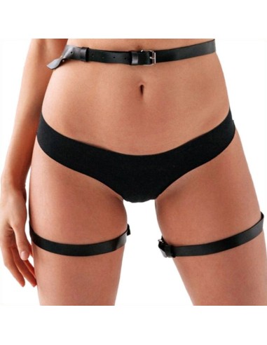 Harnais Cuisses Fesses BUTTERFLY Noir