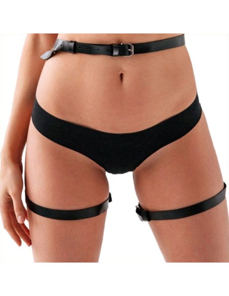 Harnais Cuisses Fesses BUTTERFLY Noir Harnais Cuisses Fesses BUTTERFLY Noir