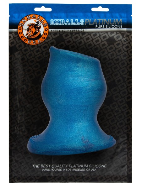 Plug Tunnel Pig-Hole Platinum Bleu 12 x 8.5 cm