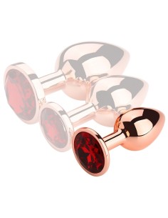 Plug Bijou anal Redgold S 6.5 x 2.7cm Bijou Rouge