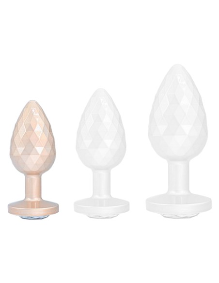 Plug Ikonik Diamond S 6 x 2.7cm Beige