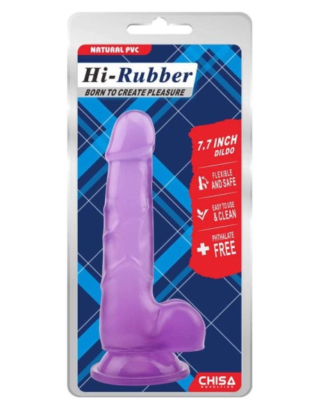 Gode Violet Hi-Rubber 14 x 3.6 cm Gode Violet Hi-Rubber 14 x 3.6 cm