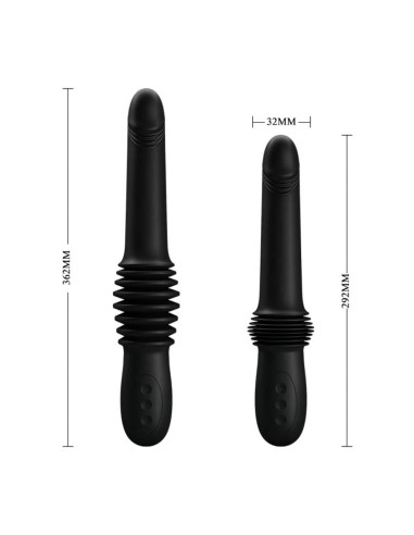 Gode avec poussée Pretty Love Pazuzu 15 x 3.5 cm