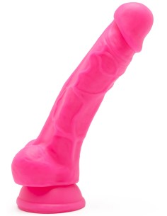 Gode Happy Dick 14 x 3.8 cm Rose