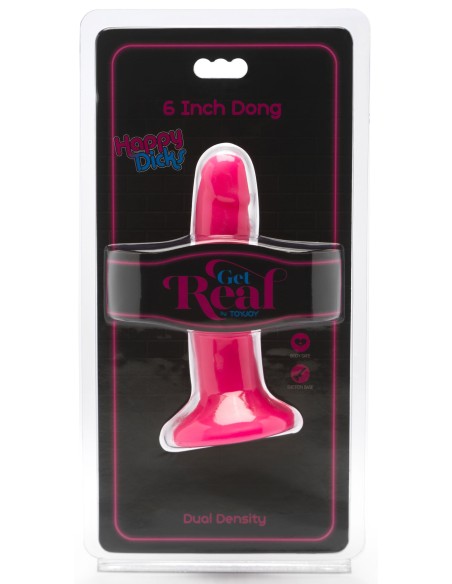 Gode Happy Dick 13 x 3 cm Rose Gode Happy Dick 13 x 3 cm Rose