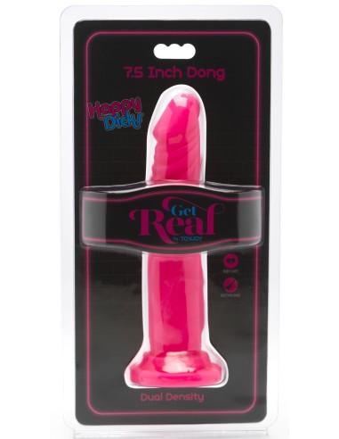 Gode Happy Dick 18 x 3.5 cm Rose