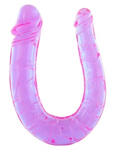 Dougle gode Twin Dong 11 x 3.4cm Violet